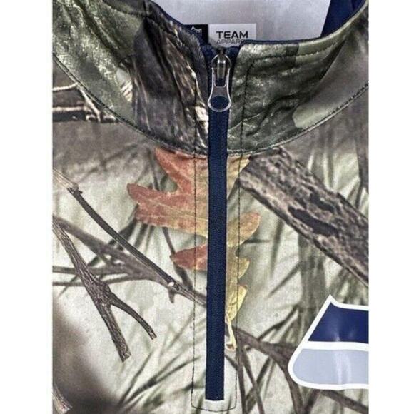 Seattle Seahawks Size XL NFL Camo TX3 Cool Quarter Zip Jacket Mens Activewear - Picture 2 of 7